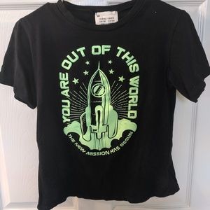 French Pastry - Rocket Ship Graphic Tee - NWOT